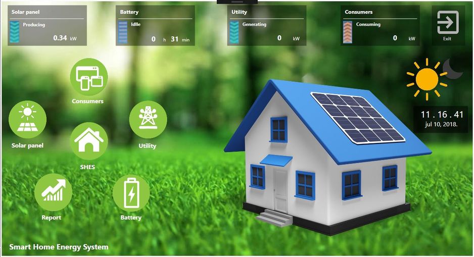 Smart home manager UI
